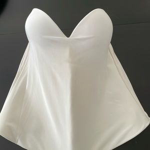 White strapless corset. Size 42B